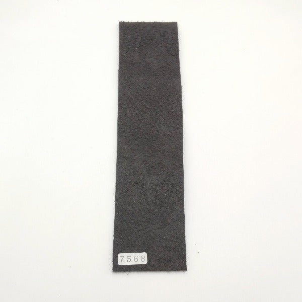 ゾウ革【5×21cm/2.2mm】ブラック/マット/Aランク/z7568