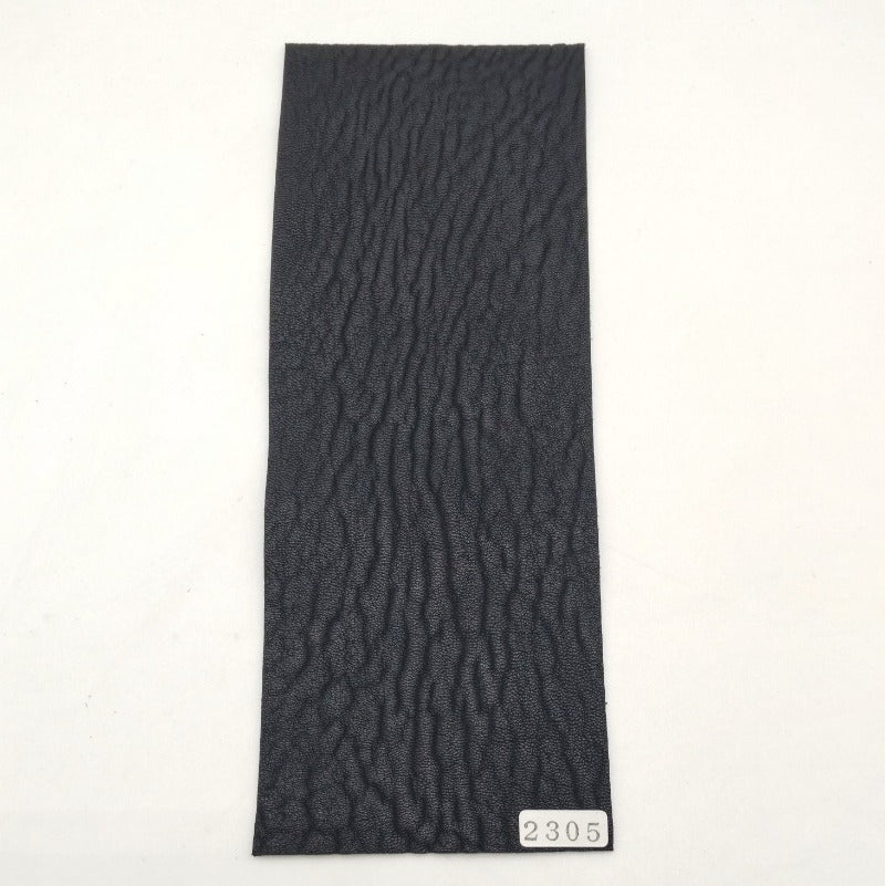 アザラシ革【8×21cm/1.6mm】ブラック/ツヤ弱/Sランク/a2305