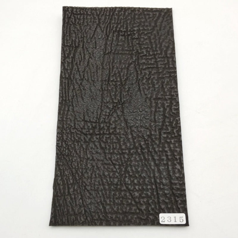 サメ革【11×21cm/2.0mm】ブラック/ツヤ弱/Aランク/s2315