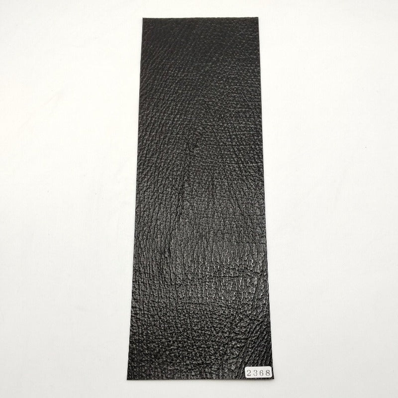 サメ革【33×11cm/0.8mm】ブラック/ツヤ強/Aランク/s2368