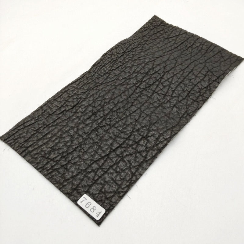 サメ革【11×21cm/1.5mm】ブラック/マット/Sランク/s7684