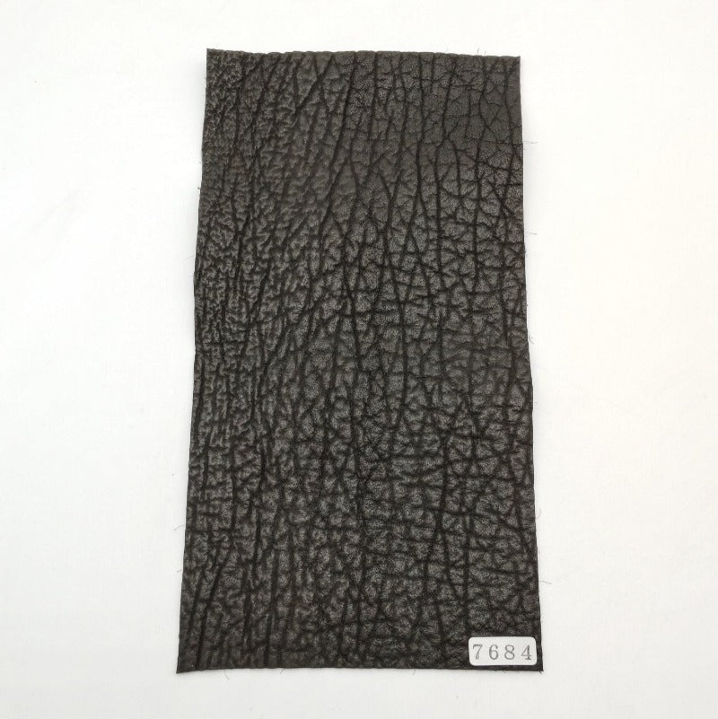 サメ革【11×21cm/1.5mm】ブラック/マット/Sランク/s7684