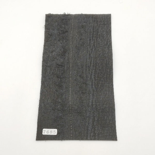サメ革【11×21cm/1.5mm】ブラック/マット/Sランク/s7685