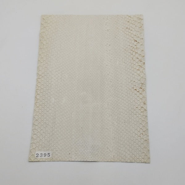 ヘビ革/Dパイソン【A5/0.5mm】オレンジ/マット/Sランク/h2395