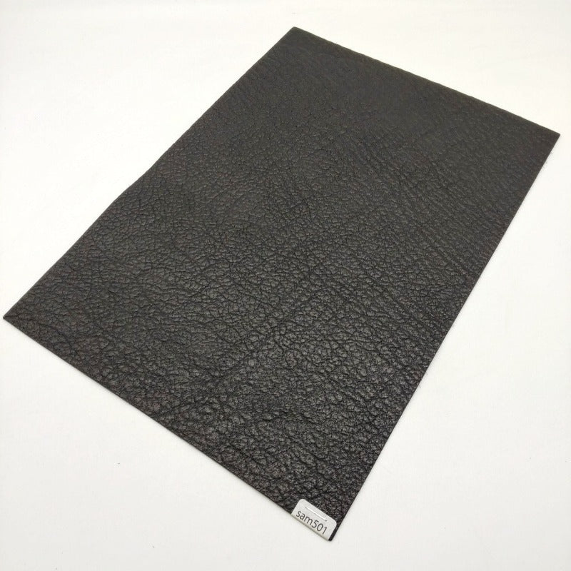 サメ革【A4/1.2mm】ブラック/マット/Sランク/sam501
