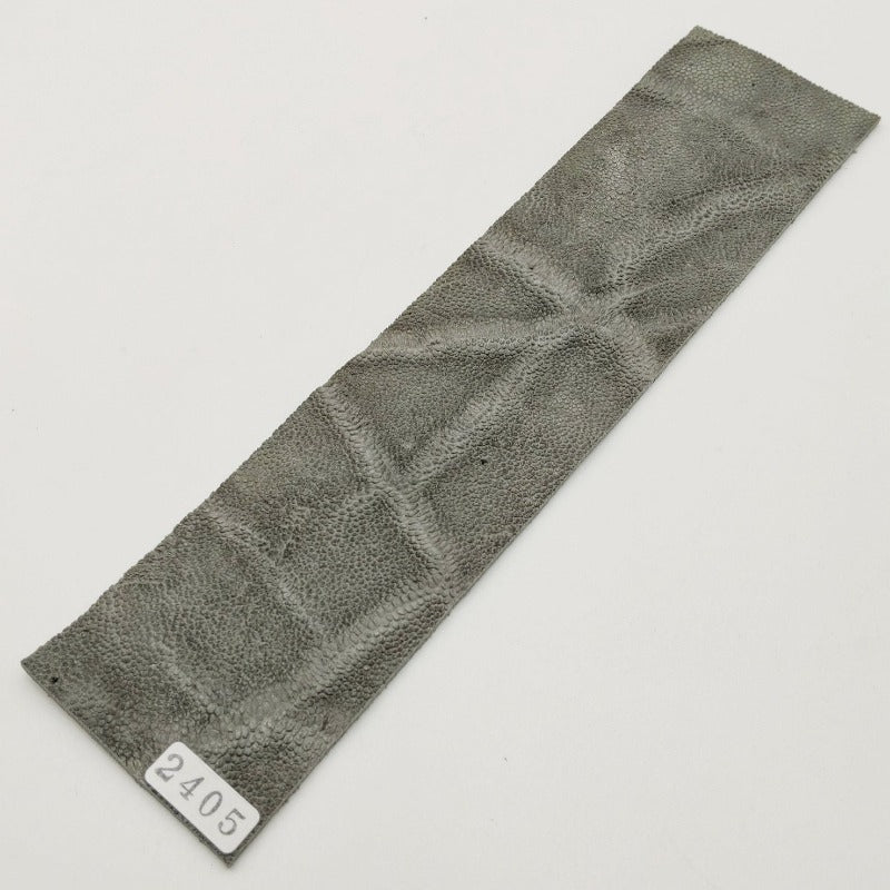 ゾウ革【5×21cm/2.0mm】グレー/マット/Sランク/z2405