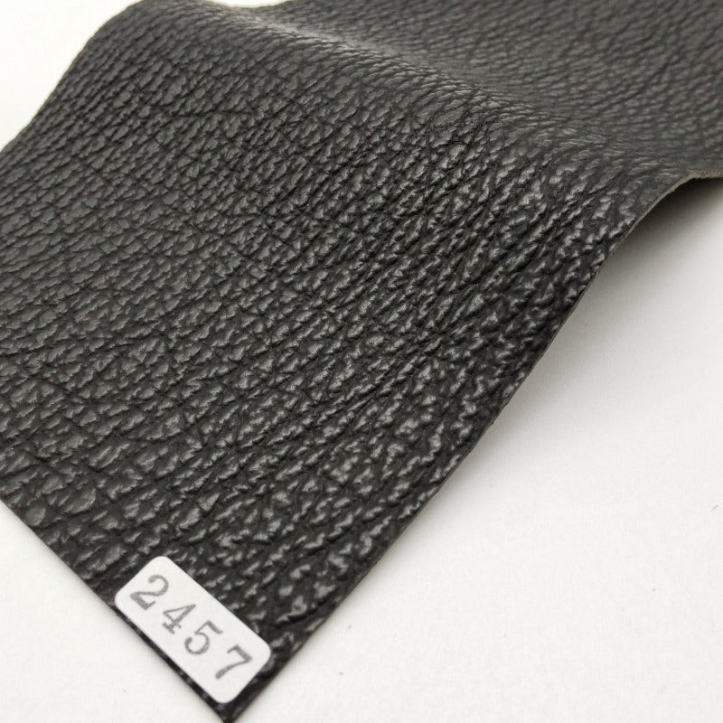 サメ革【33×11cm/0.9mm】ブラック/ツヤ中/Sランク/s2457