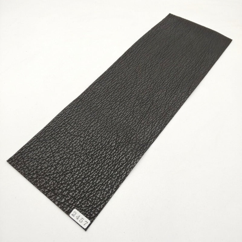 サメ革【33×11cm/0.9mm】ブラック/ツヤ中/Sランク/s2457