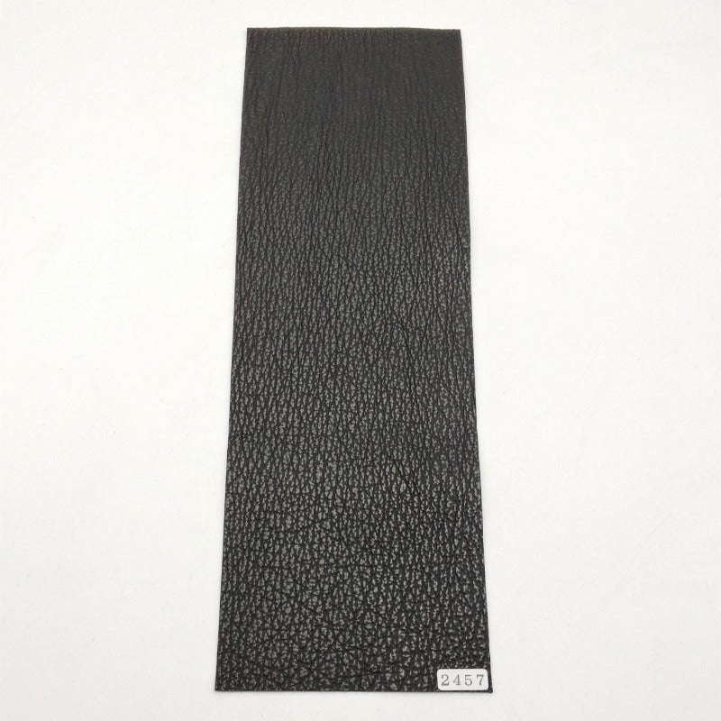 サメ革【33×11cm/0.9mm】ブラック/ツヤ中/Sランク/s2457