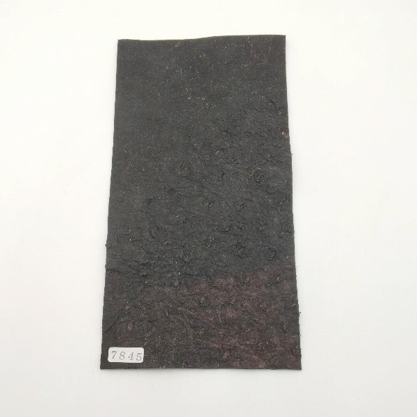 オーストリッチ革【11×21cm/1.5mm】メタリックワイン/特Sランク/d7845