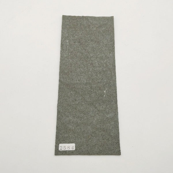 ゾウ革【8×21cm/1.5mm】モスグレー/マット/Bランク/z2584