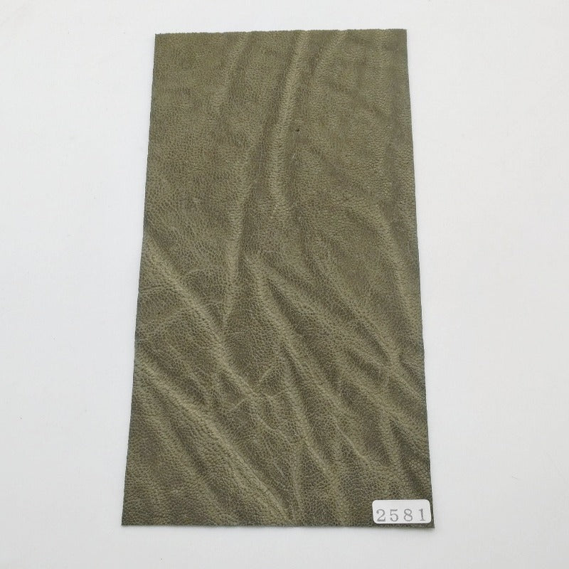 ゾウ革【11×21cm/1.5mm】モスグレー/マット/Aランク/z2581