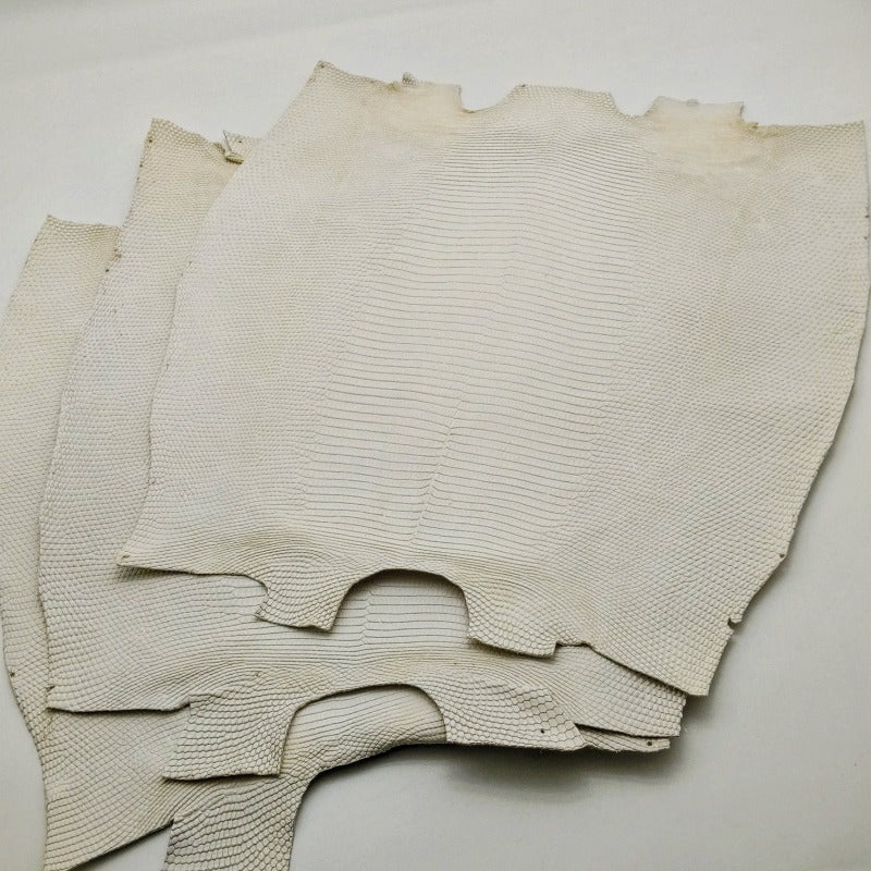 トカゲ革【最大幅31cm前後】自分で染める革/背割/t706