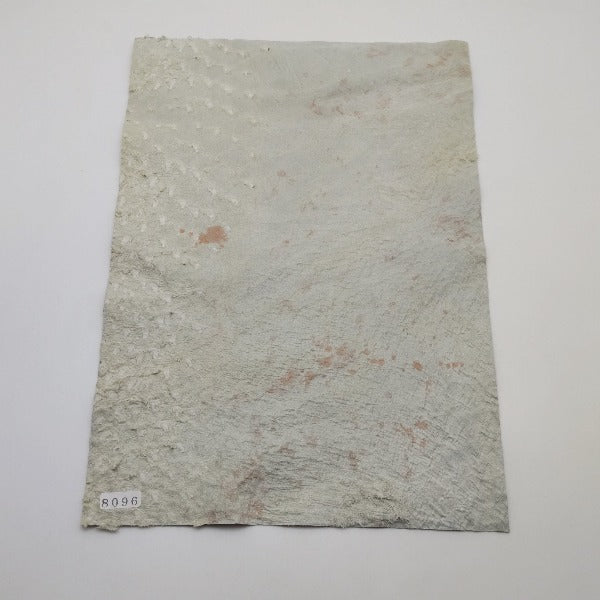 オーストリッチ革【A4/0.8mm】ピンク&ブロンズ/Sランク/d8096