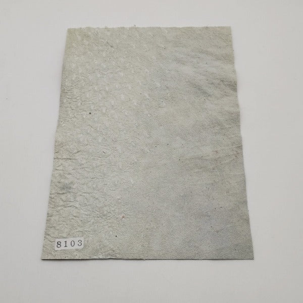 オーストリッチ革【A5/0.8mm】ピンク&ブロンズ/Sランク/d8103