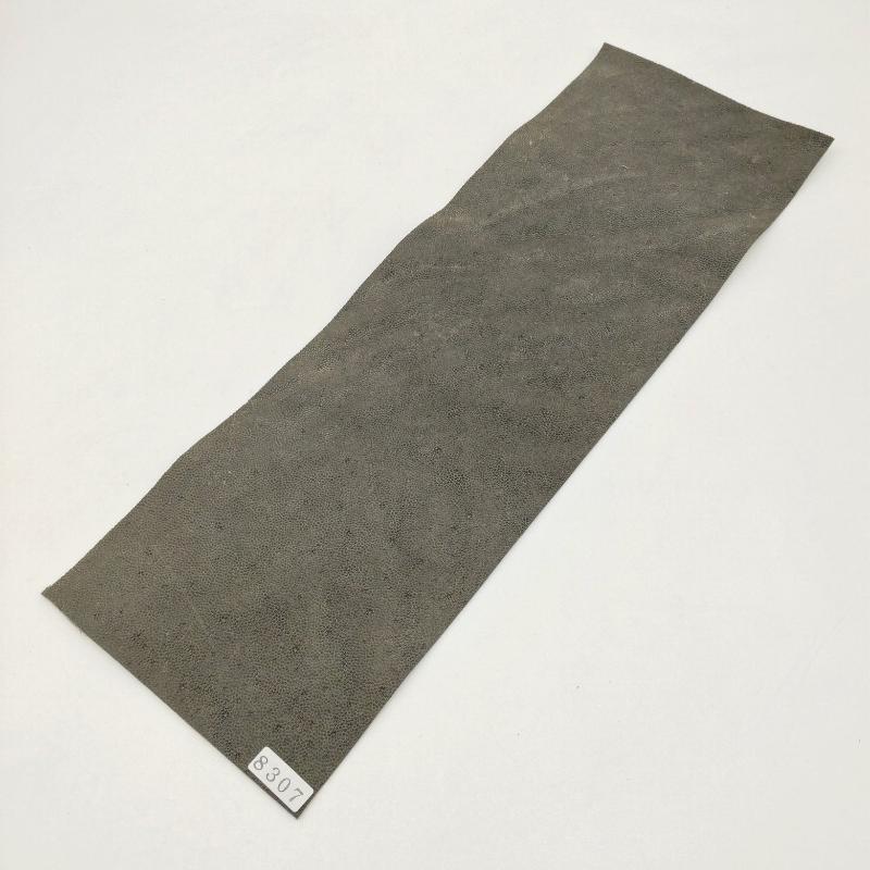 ゾウ革【33×11cm/0.8mm】ダークグレー/マット/Aランク/z8307