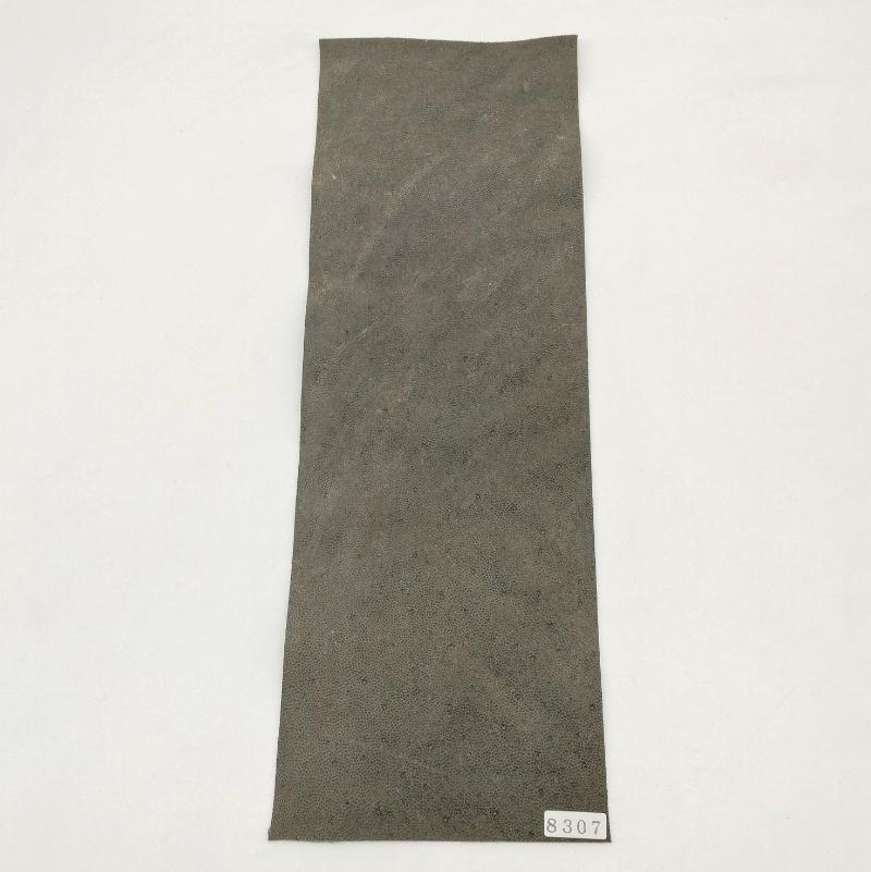 ゾウ革【33×11cm/0.8mm】ダークグレー/マット/Aランク/z8307