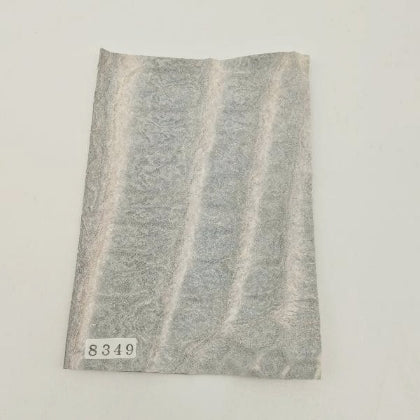 ワニ革/クロコダイル【ハガキ/1.3mm】ホワイト/ツヤ中/Aランク/w8349