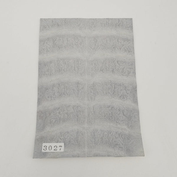 ワニ革/クロコダイル【ハガキ/1.3mm】パールホワイト/Bランク/w3027