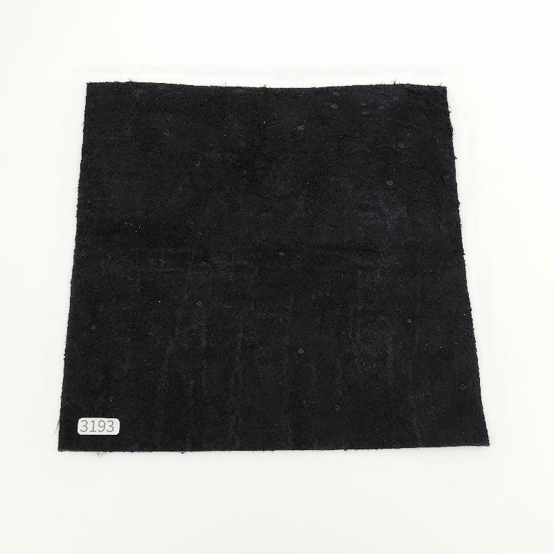 ゾウ革【21×21cm/2.3mm】ブラック/ツヤ弱/Sランク/z3193