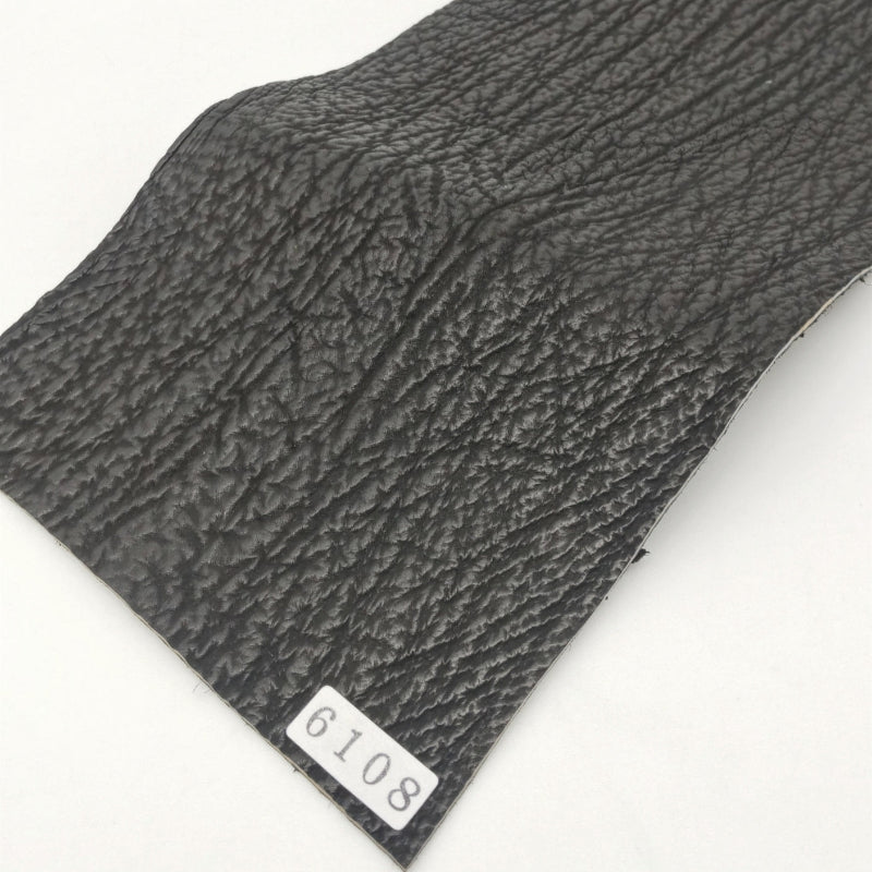 サメ革【11×21cm/1.5mm】ブラック/マット/Sランク/s6108