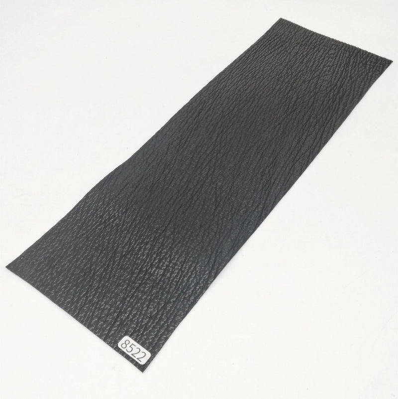 サメ革【33×11cm/0.7mm】ブラック/ツヤ弱/Sランク/s8522