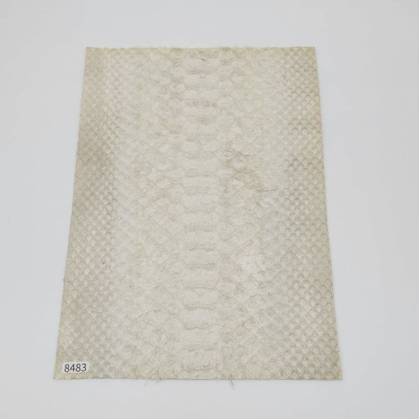 ヘビ革/Dパイソン【A4/1.4mm】ハーフブリーチ/背割/Sランク/h8483