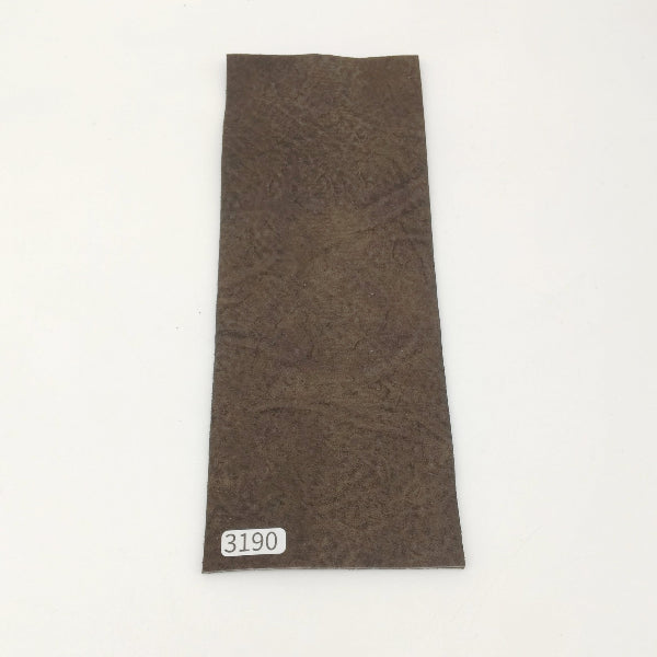カバ革【8×21cm/2.3mm】濃茶/マット/Sランク/k3190