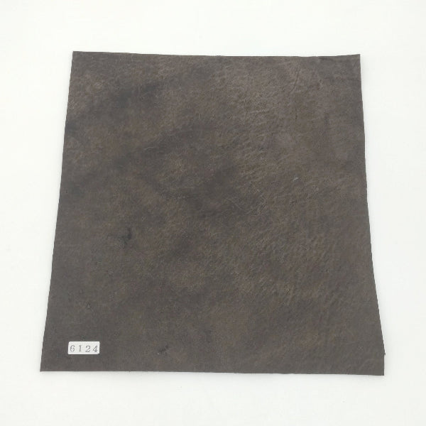 カバ革【24×22cm/2.1mm】ダークブラウン/マット/Sランク/k6124