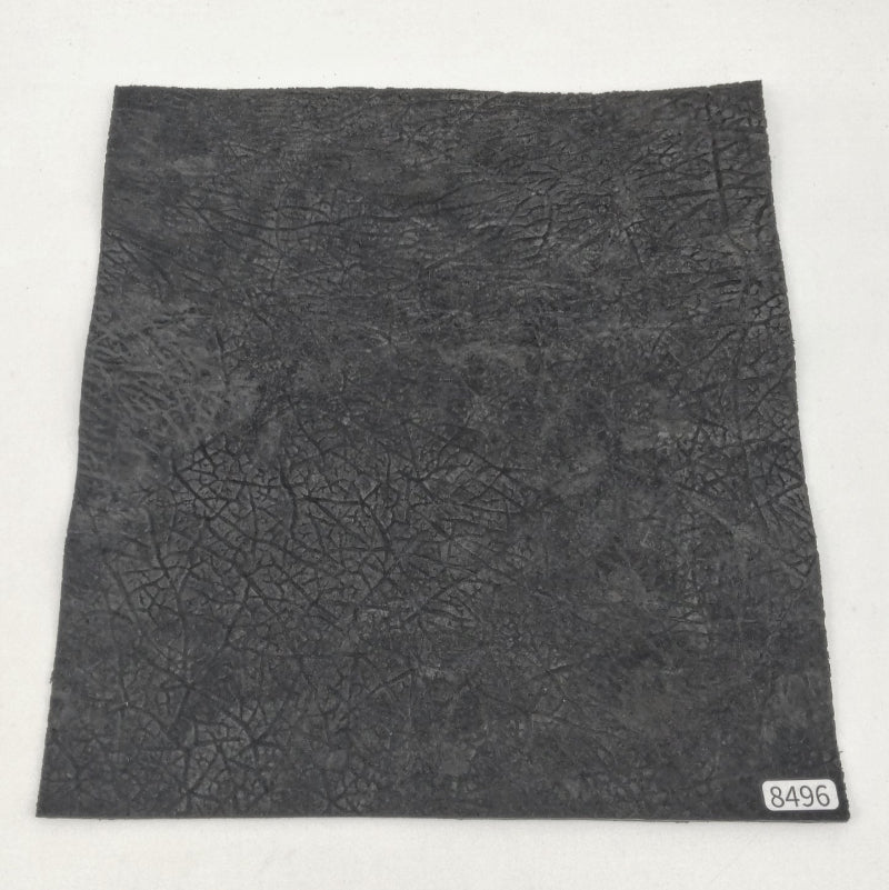 カバ革【24×22cm/2.2mm】ブラック/マット/Sランク/k8496