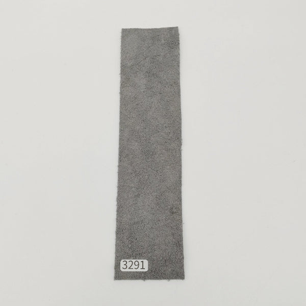 ゾウ革【5×21cm/2.0mm】グレー/マット/Sランク/z3291