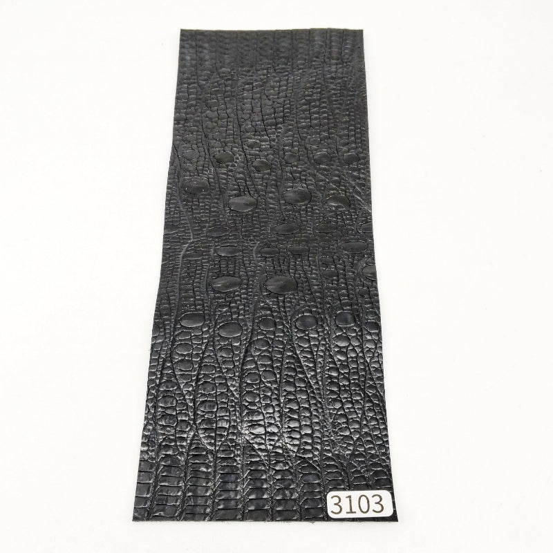 ジャクルシー革【8×21cm/0.9mm】ブラック/ツヤ強/特Sランク/ja3103