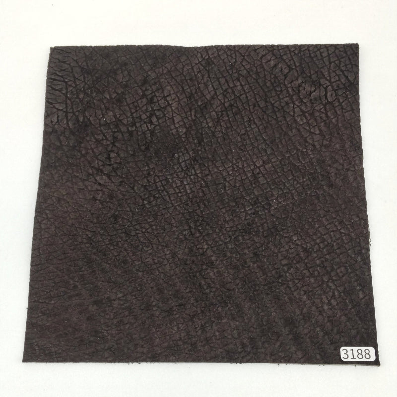 カバ革【21×21cm/3.1mm】濃茶/マット/Sランク/k3188