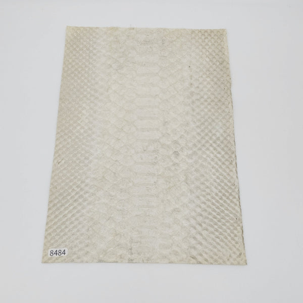 ヘビ革/Dパイソン【A4/1.4mm】ハーフブリーチ/背割/Aランク/h8484