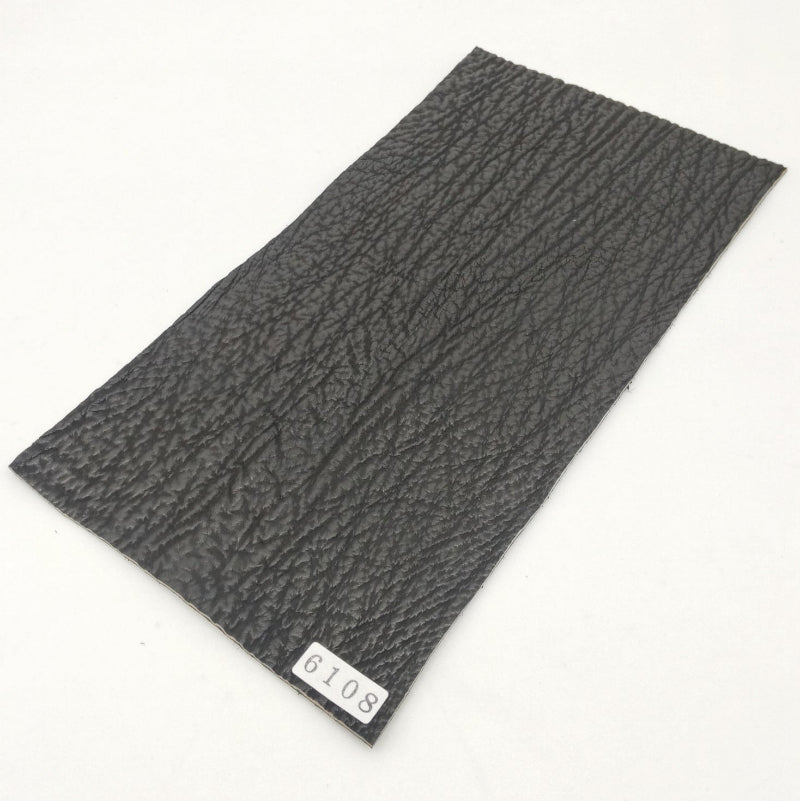 サメ革【11×21cm/1.5mm】ブラック/マット/Sランク/s6108
