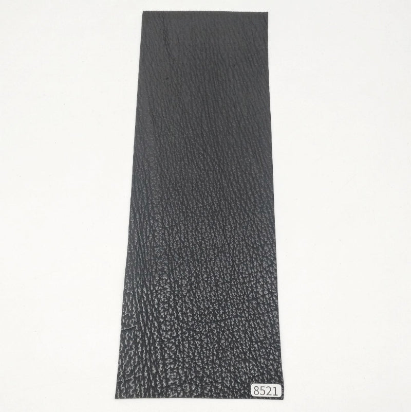 サメ革【33×11cm/0.7mm】ブラック/ツヤ弱/Sランク/s8521