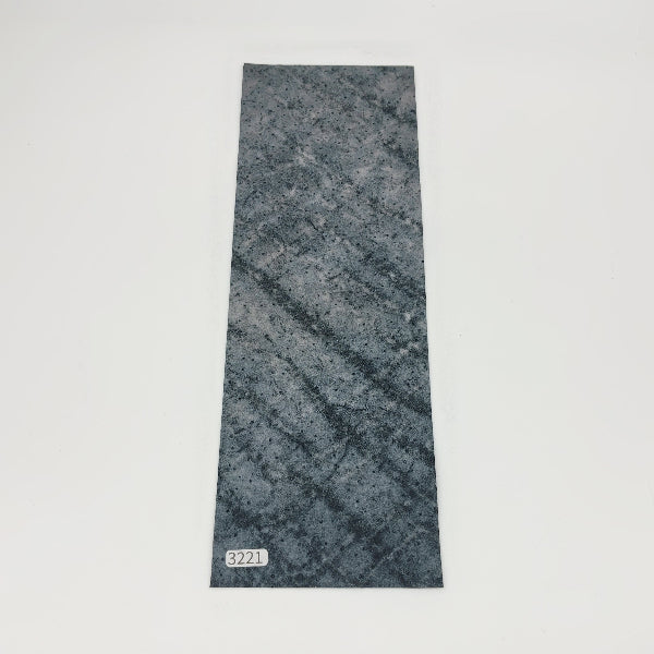 ゾウ革【33×11cm/0.7mm】ブラック/ツヤ有/Sランク/z3221