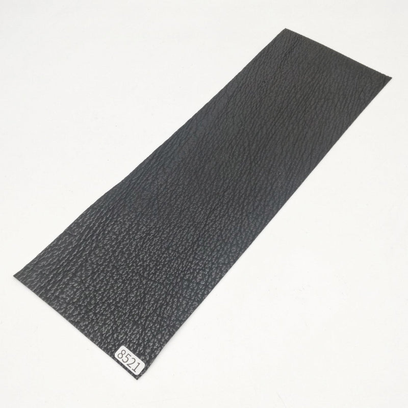 サメ革【33×11cm/0.7mm】ブラック/ツヤ弱/Sランク/s8521