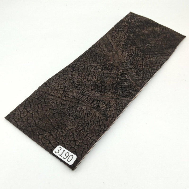 カバ革【8×21cm/2.3mm】濃茶/マット/Sランク/k3190