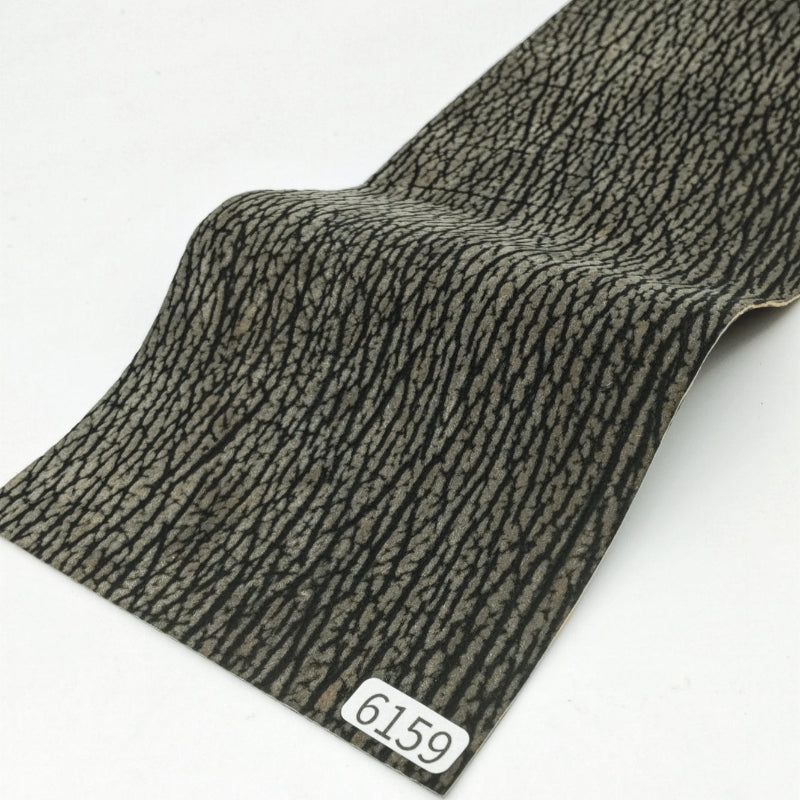 サメ革【33×11cm/0.7mm】グレー/デニム調加工/Sランク/s6159
