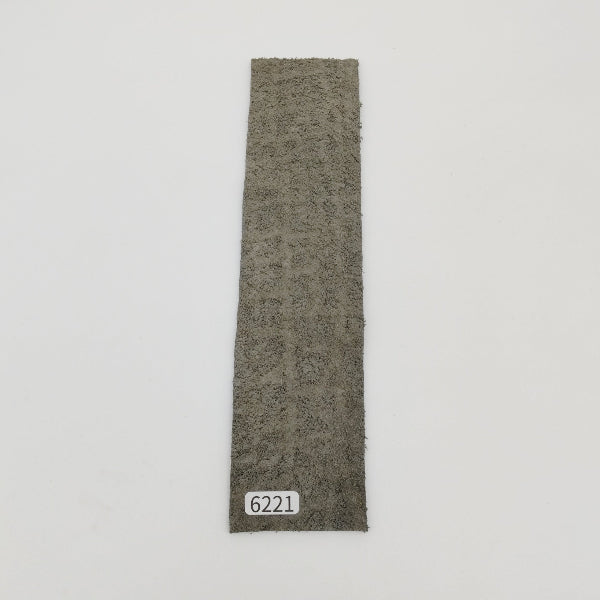 ゾウ革【5×21cm/2.3mm】モスグレー/マット/Aランク/z6221