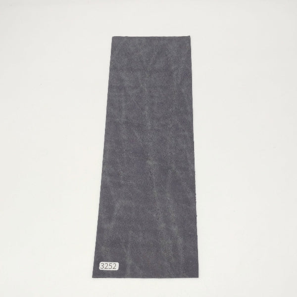 ゾウ革【33×11cm/0.6~0.7mm】ブラック/マット/Aランク/z3252