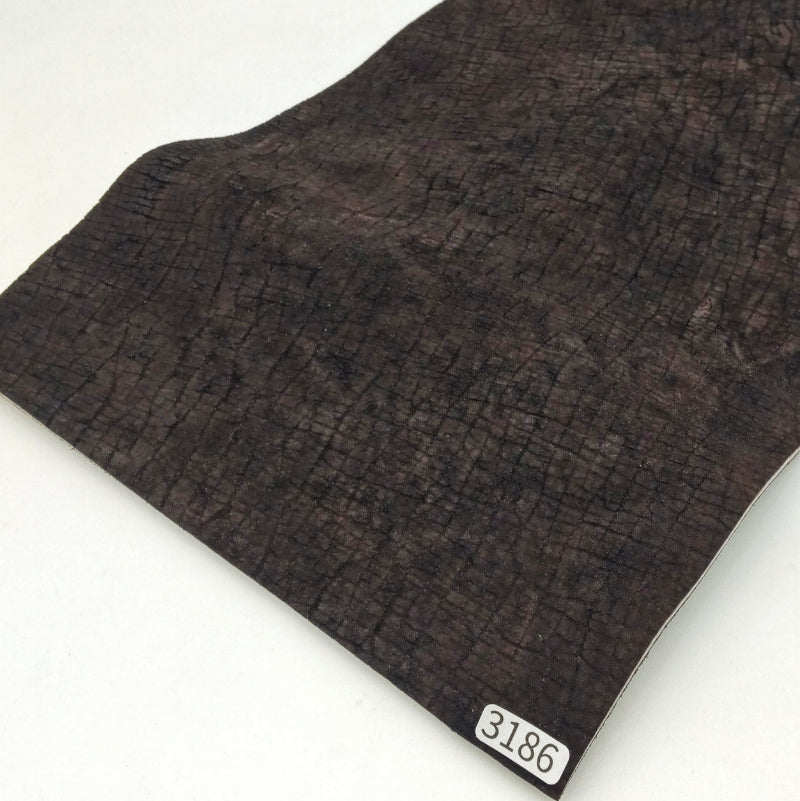 カバ革【A4/2.5mm】濃茶/マット/Sランク/k3186