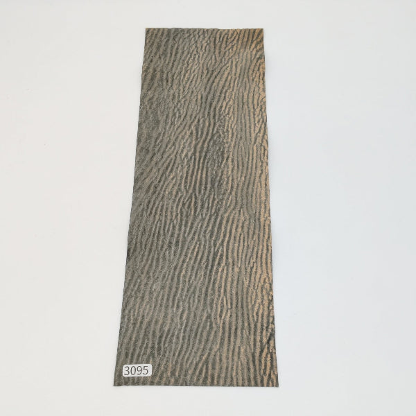 サメ革【33×11cm/0.8mm】白×黒グラデーション/Sランク/s3095