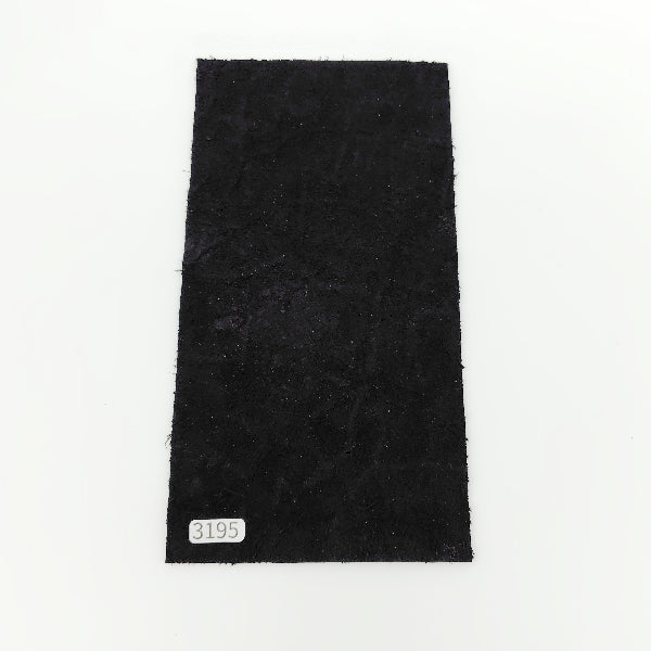 ゾウ革【11×21cm/2.3mm】ブラック/ツヤ弱/Sランク/z3195
