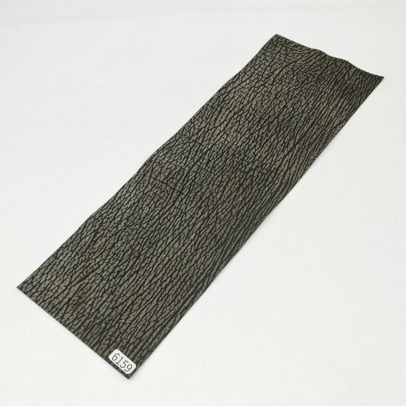 サメ革【33×11cm/0.7mm】グレー/デニム調加工/Sランク/s6159