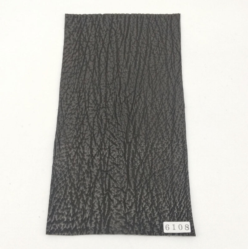 サメ革【11×21cm/1.5mm】ブラック/マット/Sランク/s6108