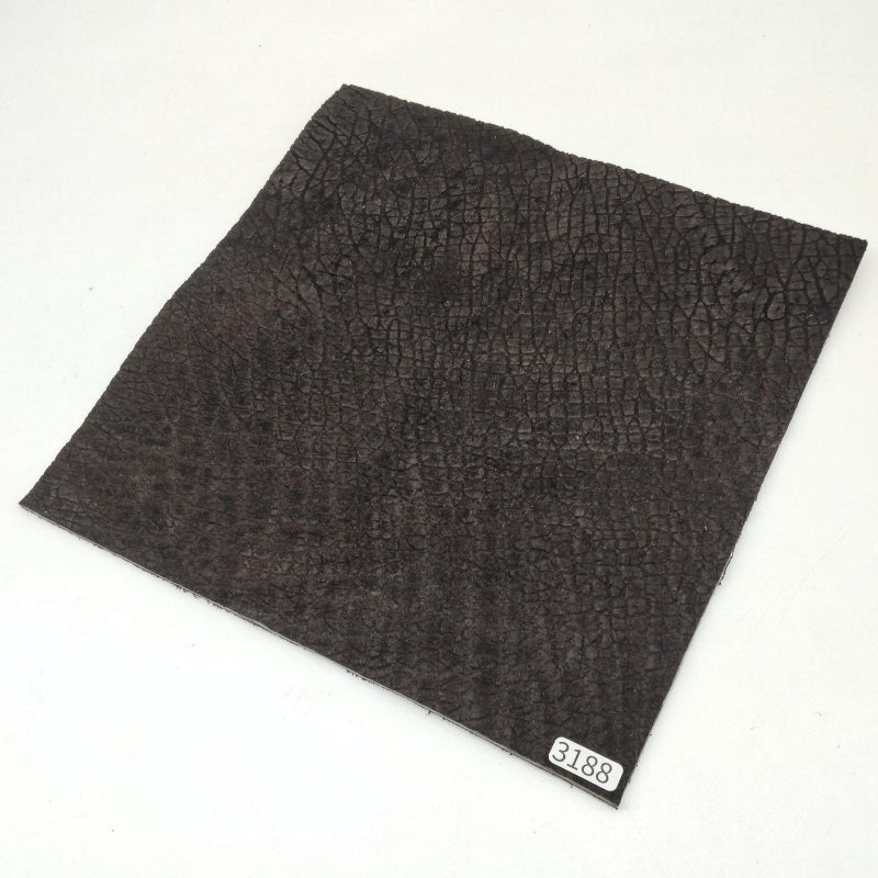 カバ革【21×21cm/3.1mm】濃茶/マット/Sランク/k3188