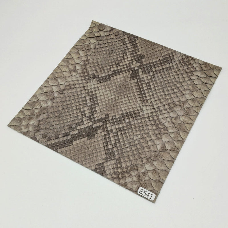 ヘビ革/ダイヤモンドパイソン【21×21cm/0.9mm】グレージュ/マット/Sランク/h8541