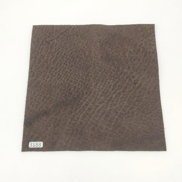 カバ革【21×21cm/3.1mm】濃茶/マット/Sランク/k3188